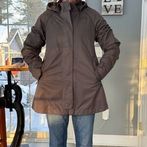 The North Face Women's 3-1 waterproof rain parka with 600 down removable shell